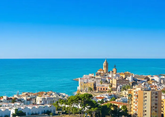 Altavista Amazing View South Oriented Calm Area Ac 2 Minutes Drive And 18 Minutes Walk Villa Sitges