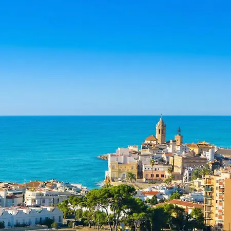 Altavista Amazing View South Oriented Calm Area Ac 2 Minutes Drive And 18 Minutes Walk Vila Sitges