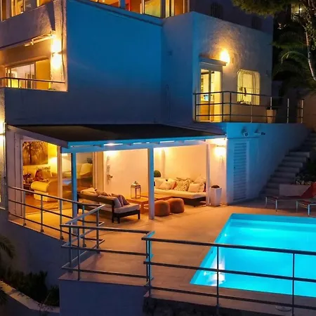 Villa Altavista Amazing View South Oriented Calm Area Ac 2 Minutes Drive And 18 Minutes Walk *
